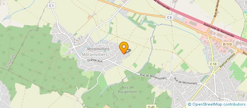 localisation de l'entreprise CFP AUTO  MORAINVILLIERS