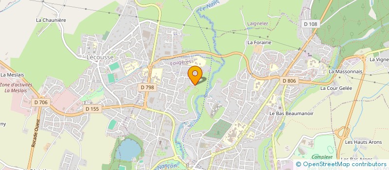 localisation de l'entreprise CFP CONSULTING  FOUGERES