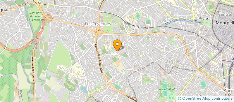 localisation de l'entreprise CFP IMMO à MONTPELLIER