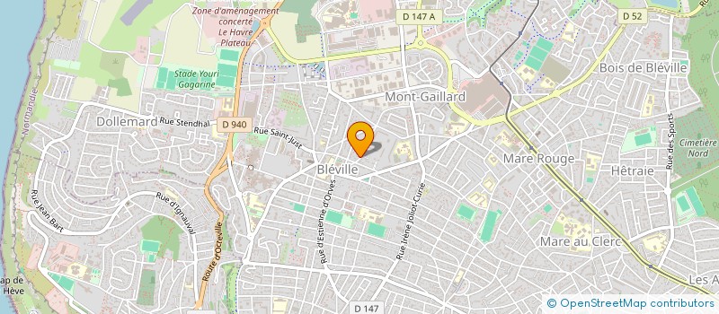 localisation de l'entreprise CFP POSE à LE HAVRE