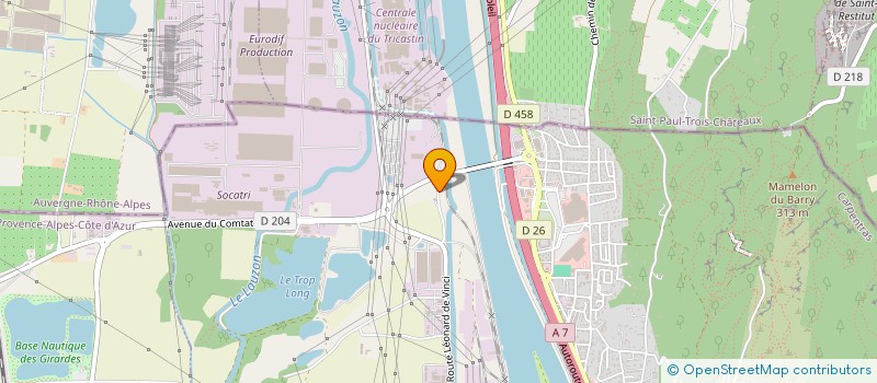 localisation de l'entreprise CFP RENOVATION à BOLLENE