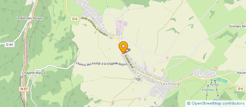 localisation de l'entreprise CFP-SPORT  GRANGES-NARBOZ