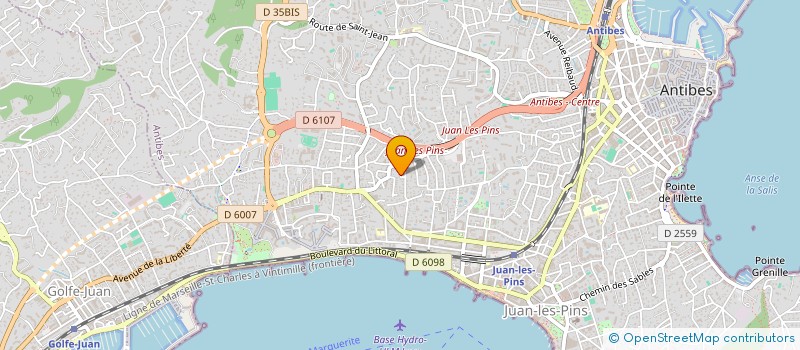 localisation de l'entreprise CFP3D à ANTIBES