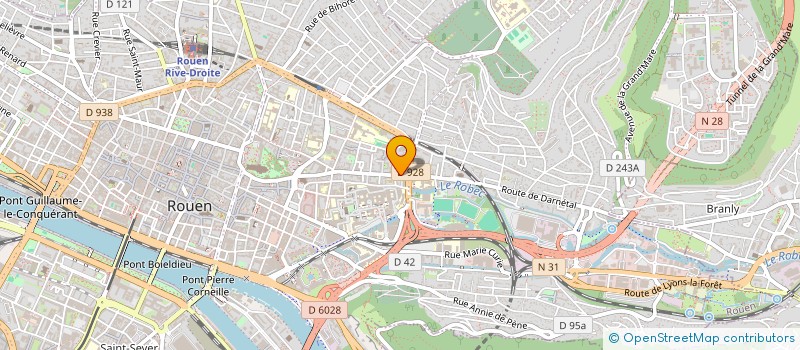 localisation de l'entreprise CFPA à ROUEN