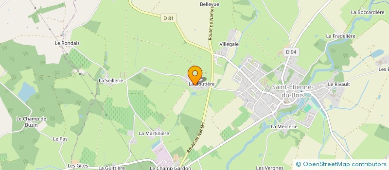 localisation de l'entreprise CFPP-OUEST à SAINT-ETIENNE-DU-BOIS