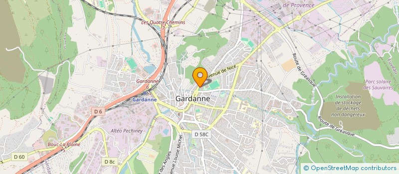localisation de l'entreprise CFPPAC à GARDANNE