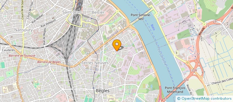 localisation de l'entreprise CFR à BEGLES