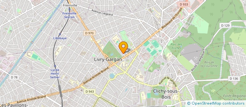 localisation de l'entreprise CFR à LIVRY-GARGAN