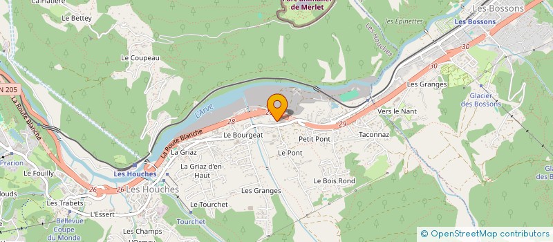 localisation de l'entreprise CFR CONSEIL à LES HOUCHES