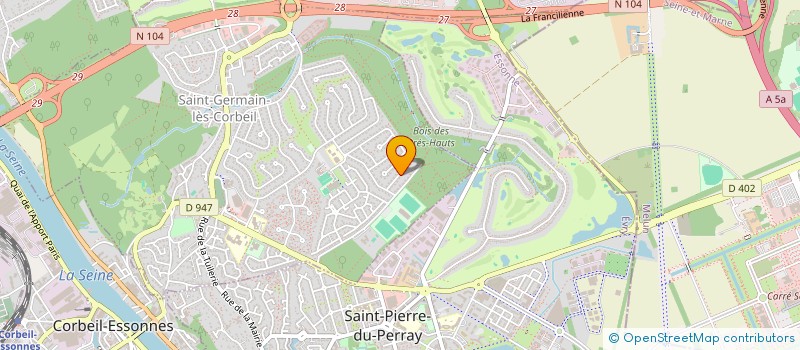 localisation de l'entreprise CFR LA PAROLE PERSEVERANTE  SAINT-GERMAIN-LES-CORBEIL