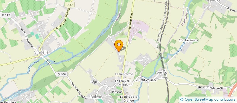 localisation de l'entreprise CFR TRENTE TROIS à BALZAC