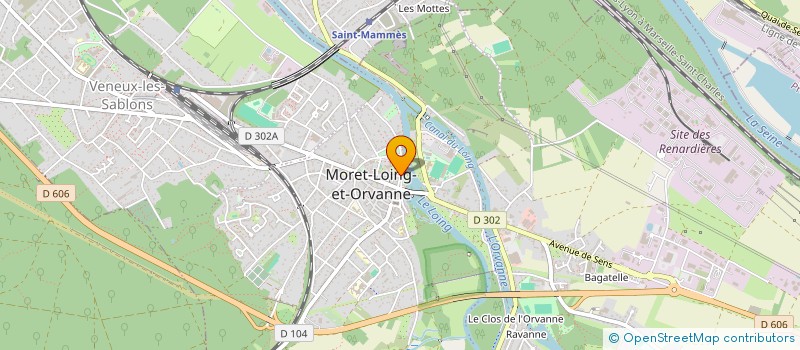 localisation de l'entreprise CFRIMATS à MORET-LOING-ET-ORVANNE
