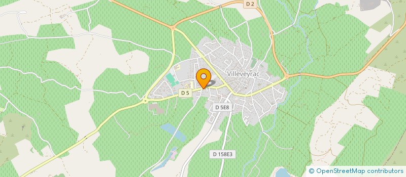 localisation de l'entreprise CFRM à VILLEVEYRAC