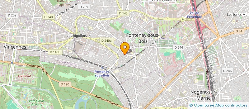 localisation de l'entreprise CFS à FONTENAY-SOUS-BOIS