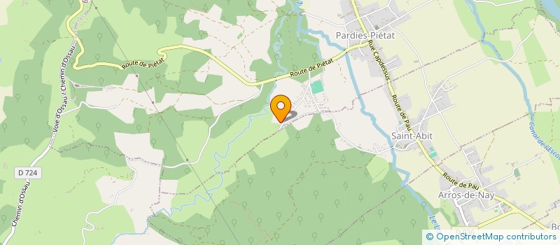 localisation de l'entreprise CFS BATIMENT 64 à PARDIES-PIETAT