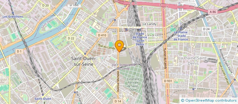 localisation de l'entreprise CFS COMPAGNY à DRANCY