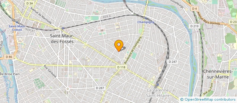 localisation de l'entreprise CFSA CAPITAL à SAINT-MAUR-DES-FOSSES