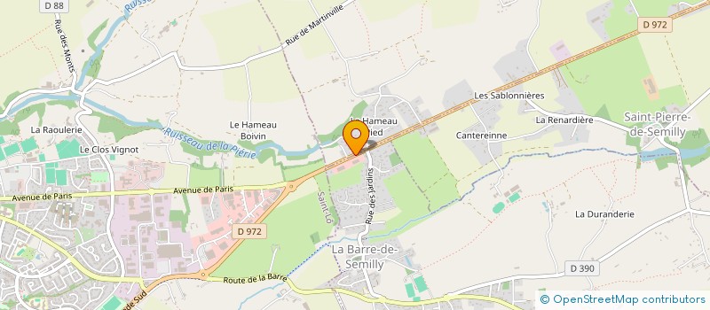 localisation de l'entreprise CFSL  LA BARRE-DE-SEMILLY