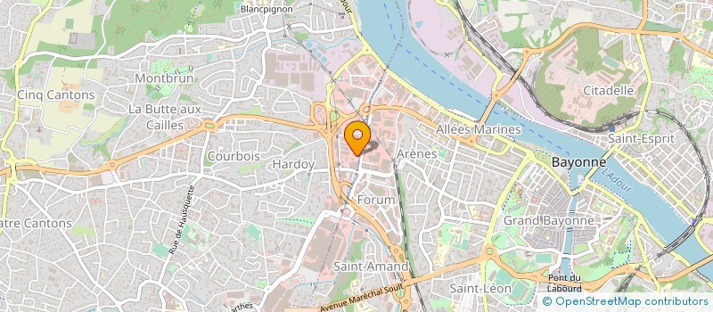 localisation de l'entreprise CFSW à ANGLET