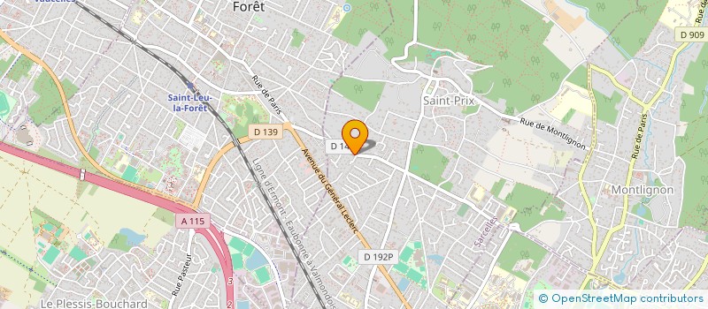 localisation de l'entreprise CFT à SAINT-PRIX