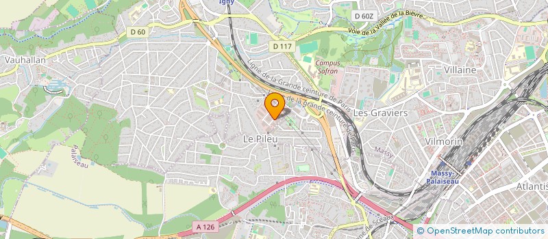 localisation de l'entreprise CFT 91  IGNY