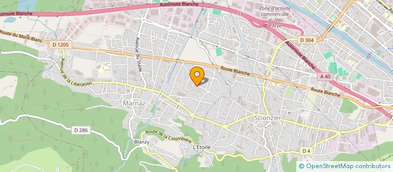 localisation de l'entreprise CFT  MARNAZ