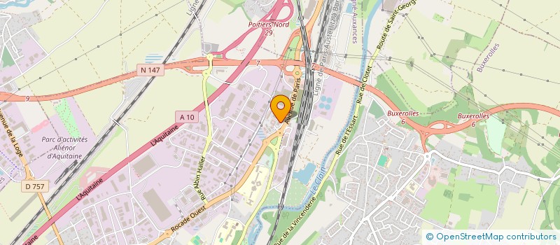 localisation de l'entreprise CFT86 à POITIERS