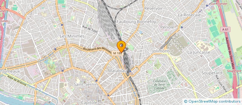 localisation de l'entreprise CFTC DES CHEMINOTS à TOULOUSE
