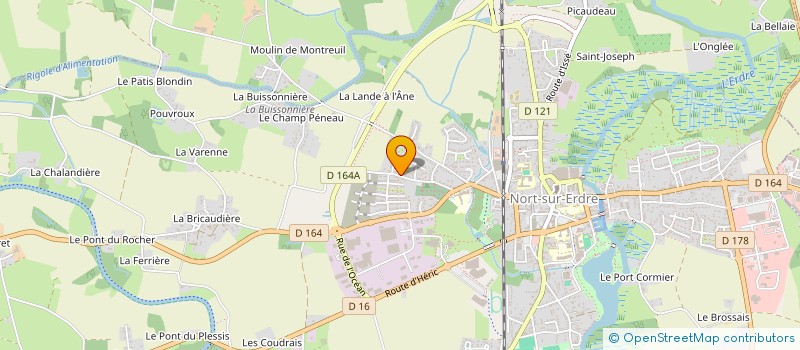localisation de l'entreprise CFTKL FAMILY  NORT-SUR-ERDRE