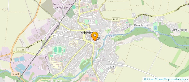 localisation de l'entreprise CFTL  PITHIVIERS