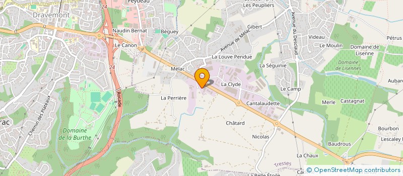 localisation de l'entreprise CFV  TRESSES