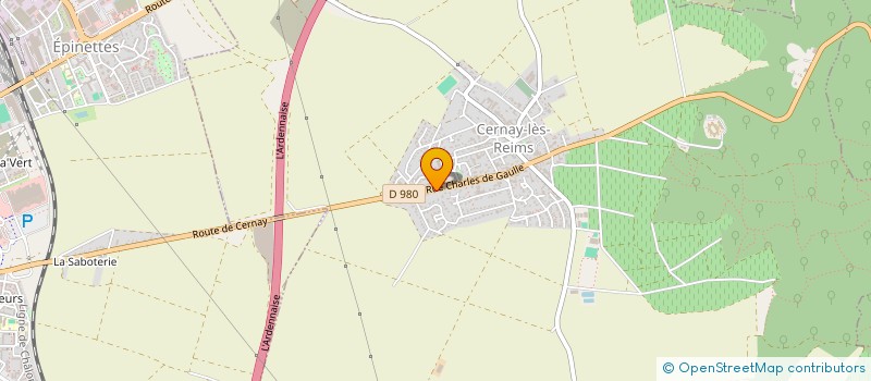 localisation de l'entreprise CFV à CERNAY-LES-REIMS
