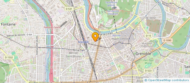 localisation de l'entreprise CFX AUDIT à GRENOBLE