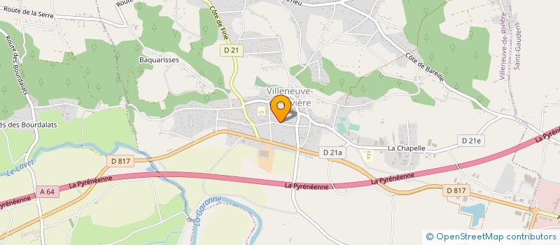 localisation de l'entreprise CFX SERVICES à VALENTINE