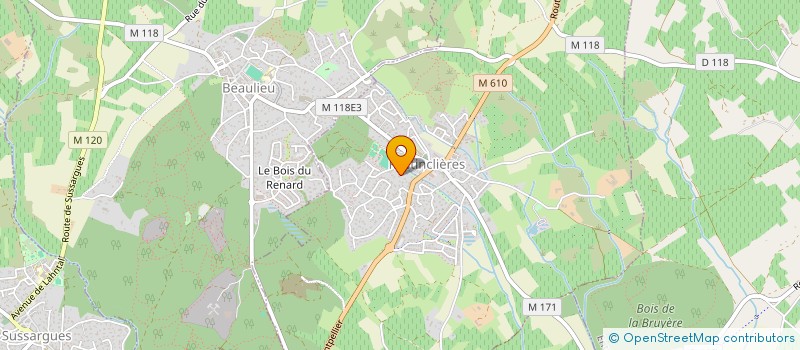 localisation de l'entreprise CFYLM  RESTINCLIERES