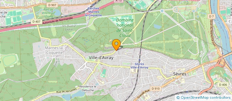 localisation de l'entreprise CFZ  VILLE-D'AVRAY