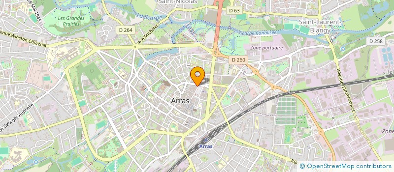 localisation de l'entreprise CG 2 à ARRAS