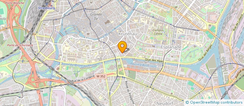 localisation de l'entreprise CG à STRASBOURG