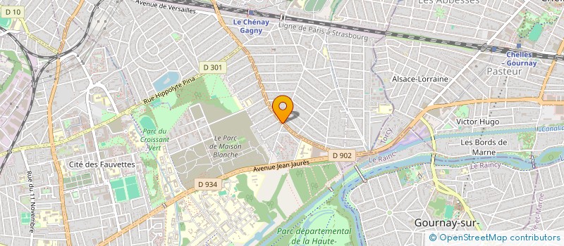 localisation de l'entreprise CG à NEUILLY-SUR-MARNE