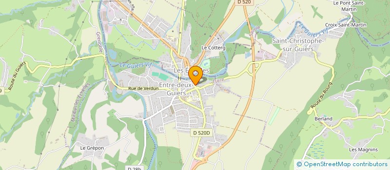 localisation de l'entreprise CG  ENTRE-DEUX-GUIERS