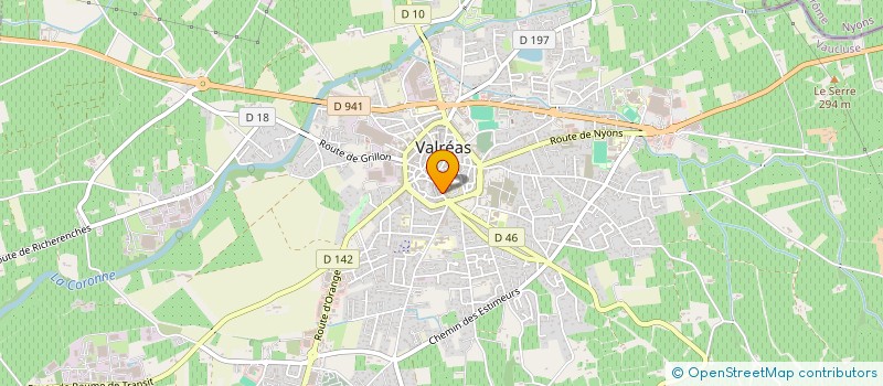 localisation de l'entreprise CG à VALREAS