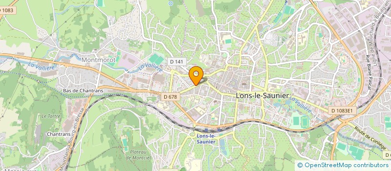 localisation de l'entreprise CG  LONS-LE-SAUNIER