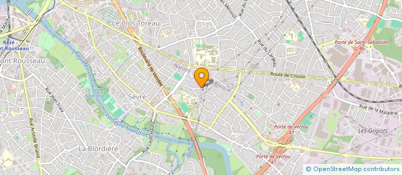 localisation de l'entreprise CG à NANTES