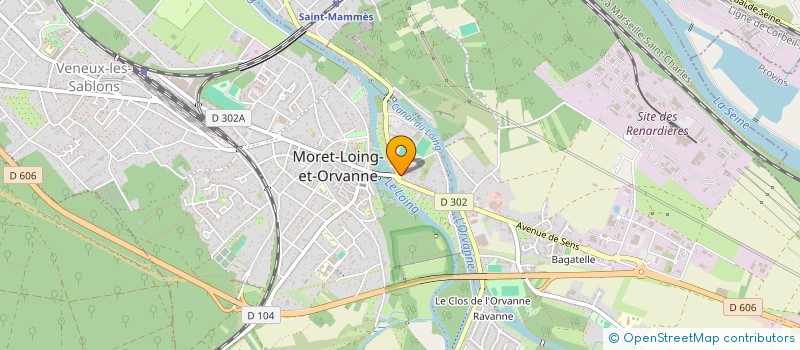 localisation de l'entreprise CG à CHALETTE-SUR-LOING