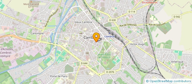 localisation de l'entreprise CG  CAMBRAI