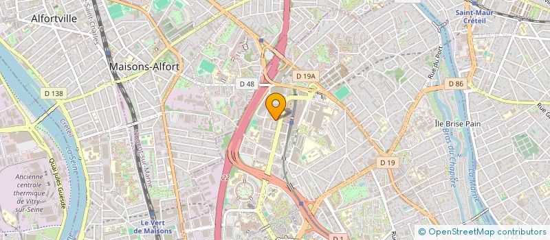 localisation de l'entreprise CG ACADEMY  CRETEIL