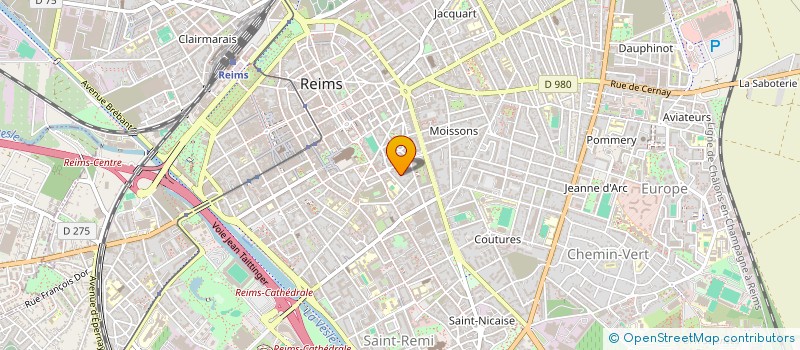 localisation de l'entreprise CG AFFAIRES  REIMS