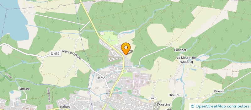 localisation de l'entreprise CG ARCHITECTE  TOSSE