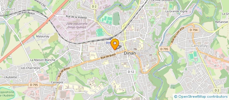 localisation de l'entreprise CG ARCHITECTURE  DINAN