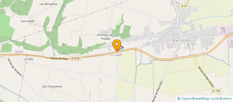 localisation de l'entreprise CG ASSIST'  MARCILLOLES